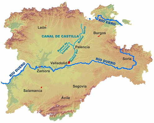 Le Canal de Castilla