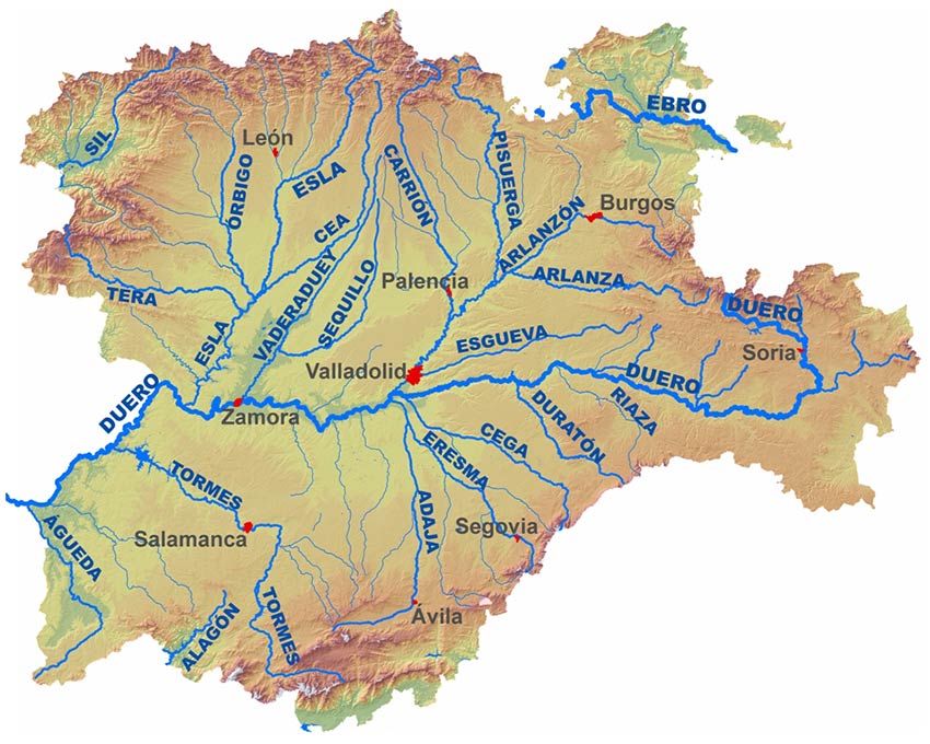 Rivers of Castilla y León